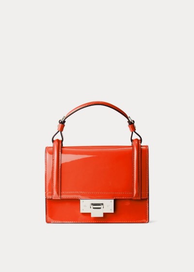 Women's Ralph Lauren Patent Mini Hinge-Lock Bag | 921435JHF